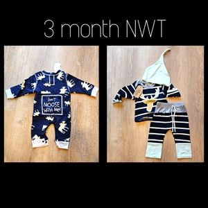 2 new baby outfits